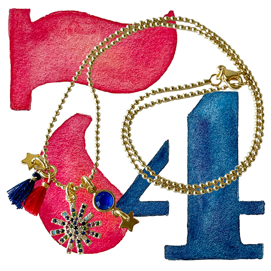 Freedom Fireworks Necklace