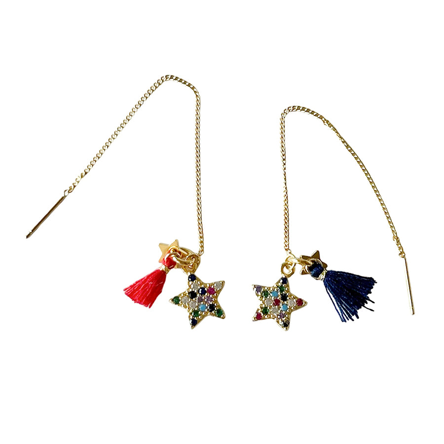 Freedom Star Necklace & Ear Thread