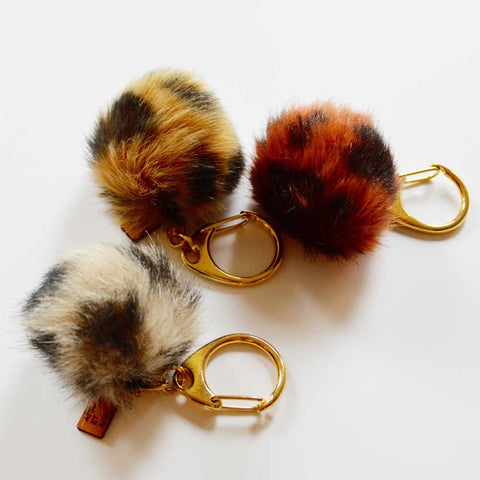 KEY HOLDER - FAUX FUR