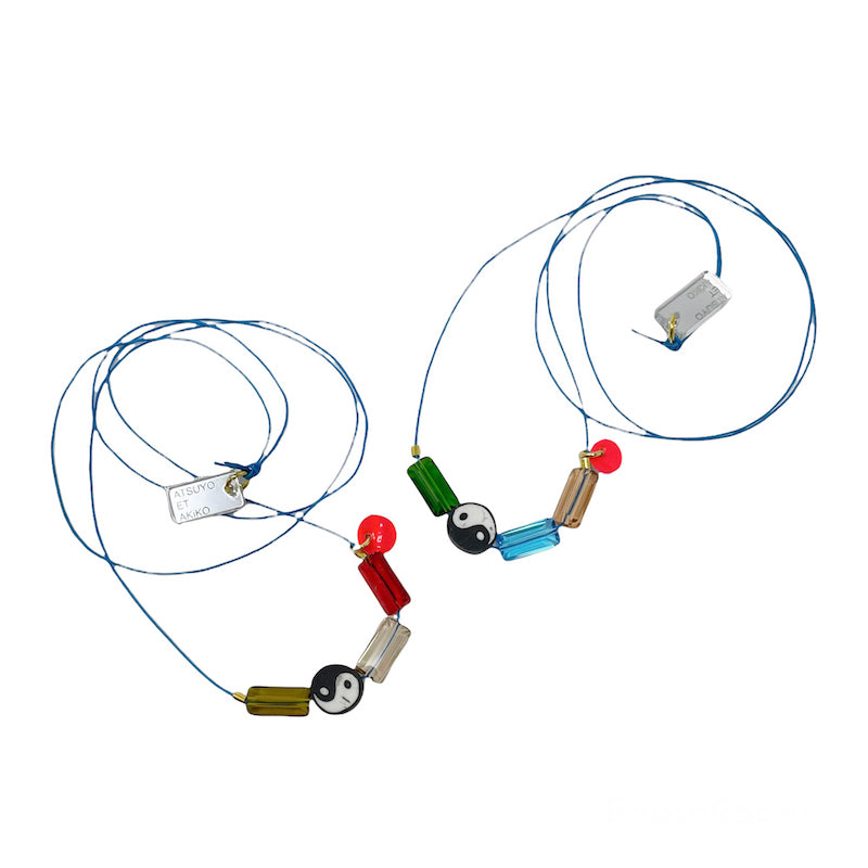 Rainbow Yin Yang Necklace