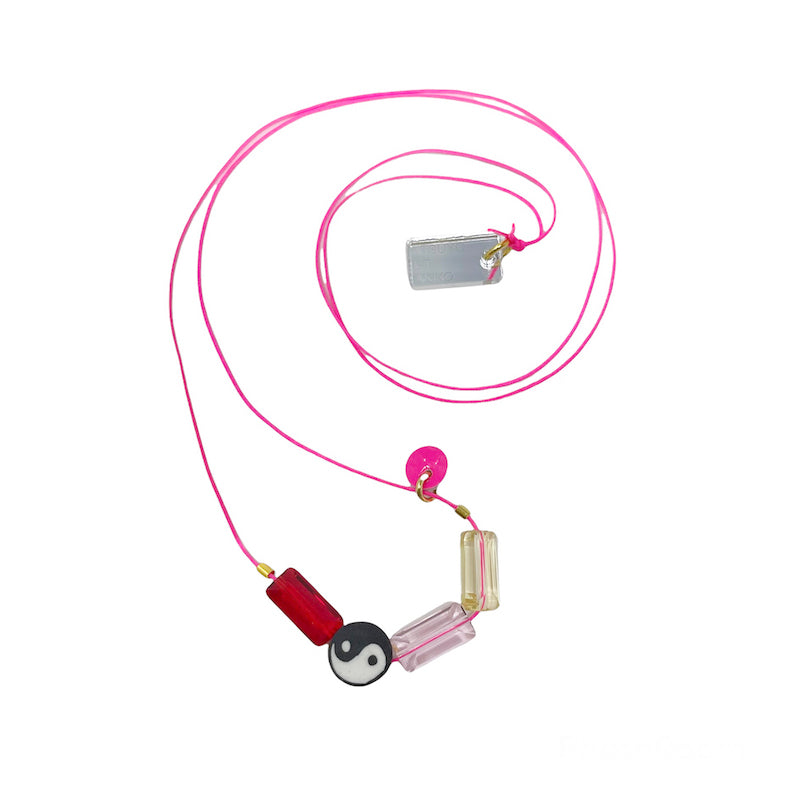 Rainbow Yin Yang Necklace