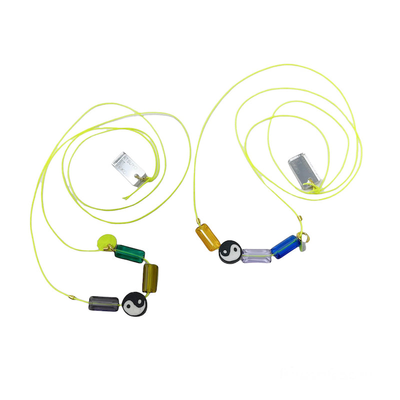 Rainbow Yin Yang Necklace