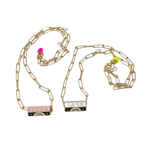 Amulet Crystal Necklace - Fluo