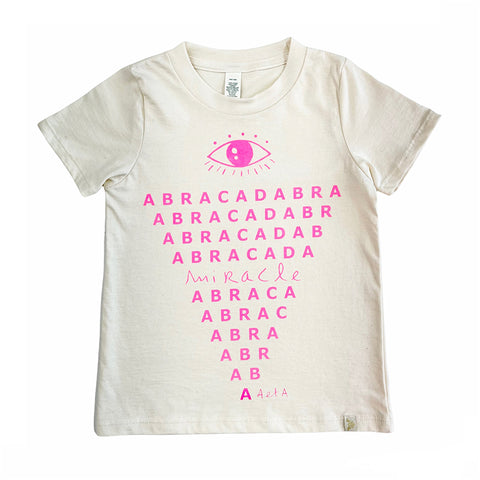 ABRACADABRA Crew Tee in Pink