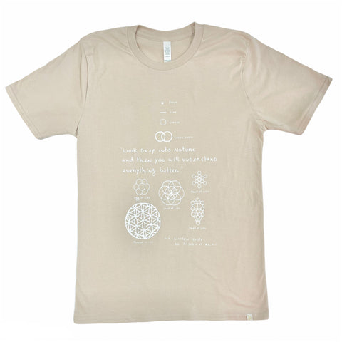 Nature of Life Adult Crew Tee in Natural