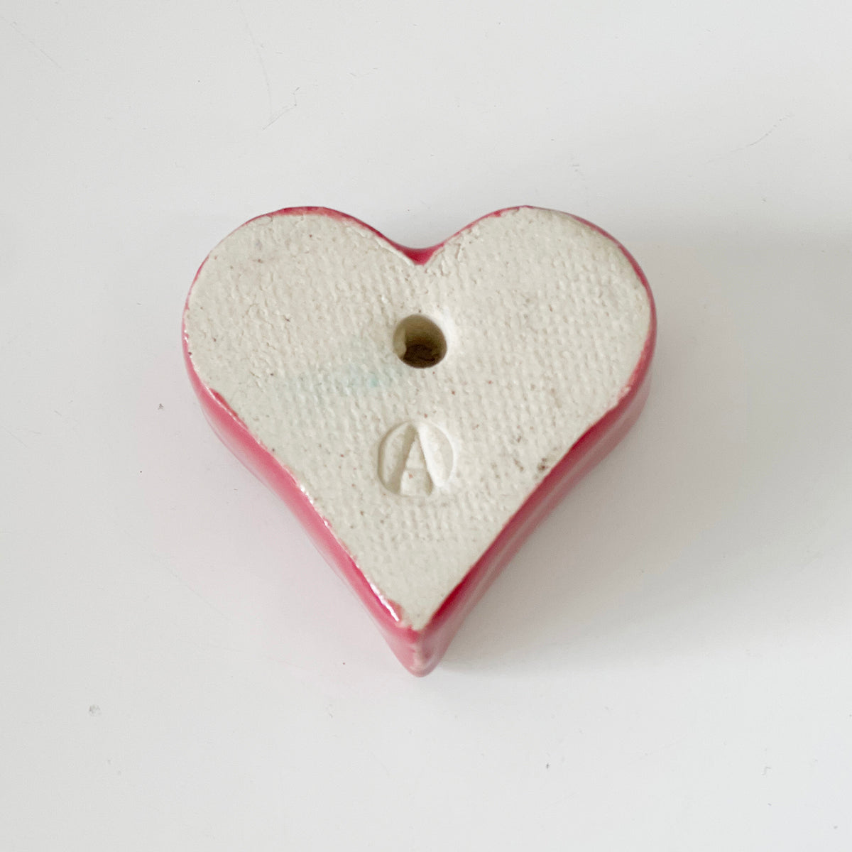 Ceramic Heart - Deep Pink