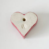 Ceramic Heart - Deep Pink