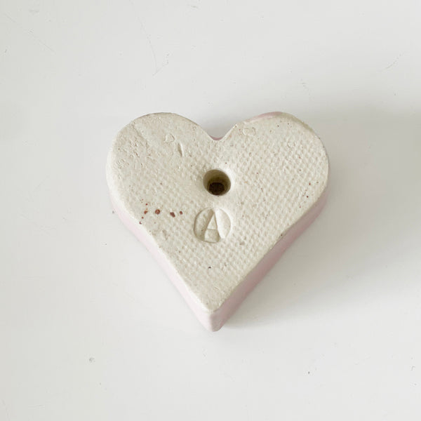 Ceramic Heart - Pale Pink