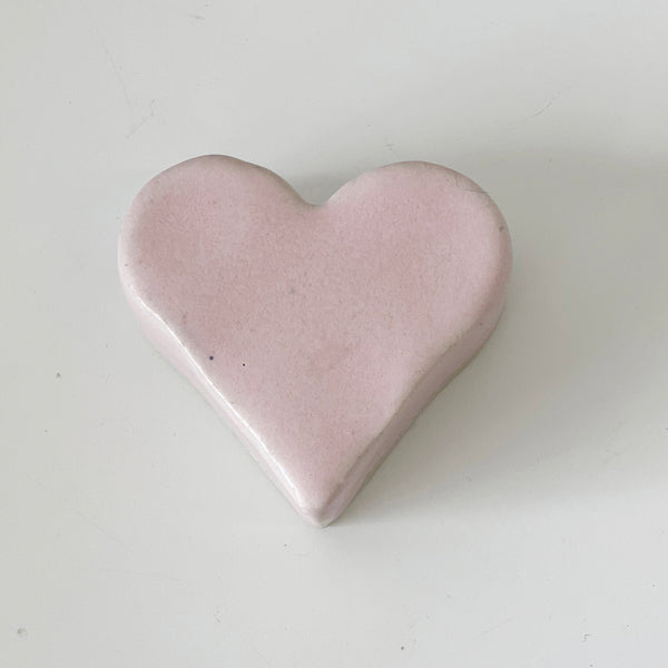 Ceramic Heart - Pale Pink