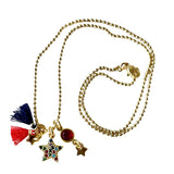 Freedom Star Necklace & Ear Thread