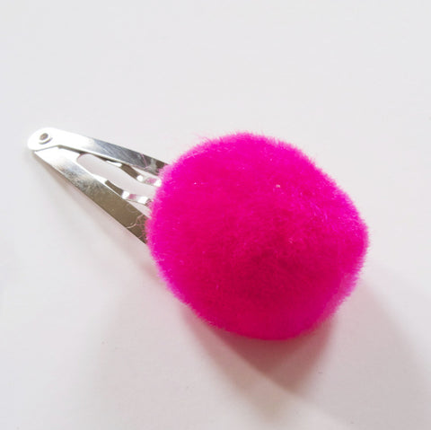 HAiR PiN - HOT PiNK POMPOM