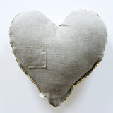 PiLLOW - HEART SEQUiNS- GOLD