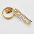 KEY HOLDER - JE T'AiME SiLVER