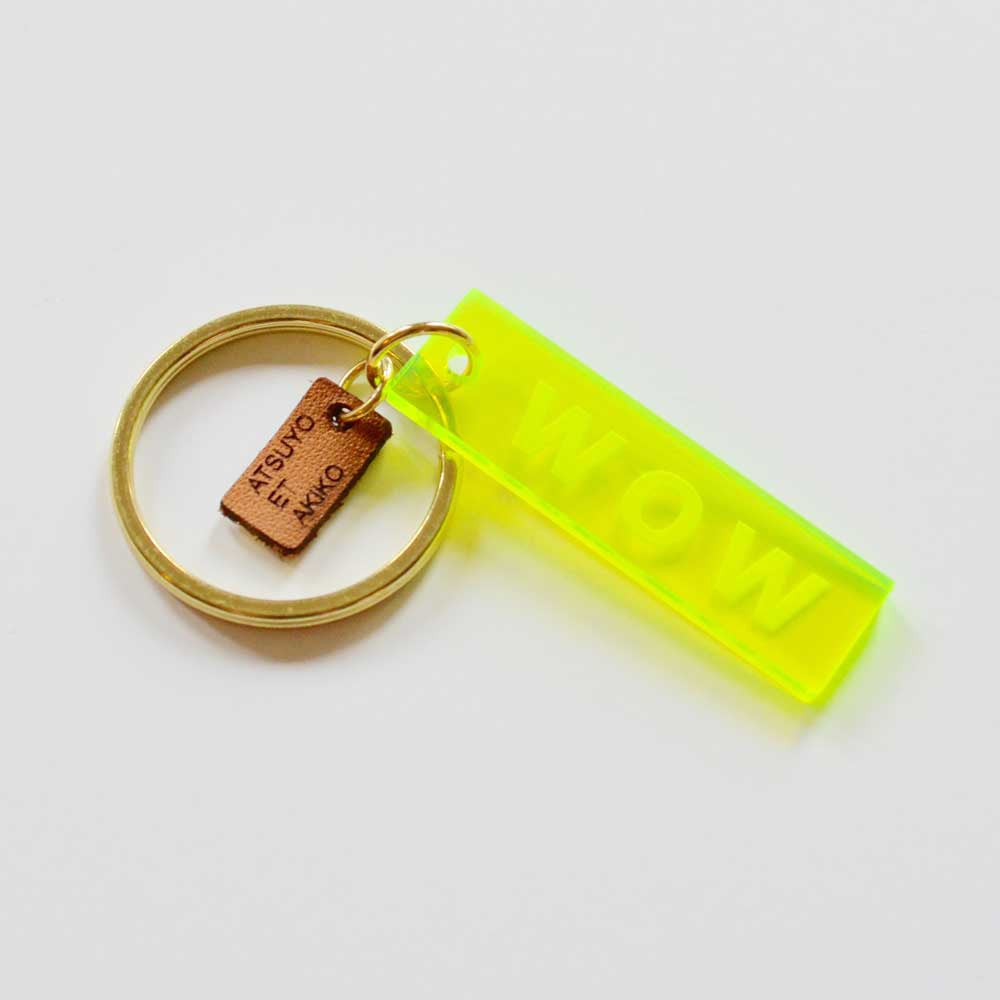 KEY HOLDER - WOW YELLOW