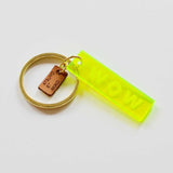KEY HOLDER - WOW YELLOW