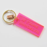 KEY HOLDER - JE T'AiME BROOKLYN PiNK