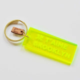 KEY HOLDER - JE T'AiME BROOKLYN YELLOW