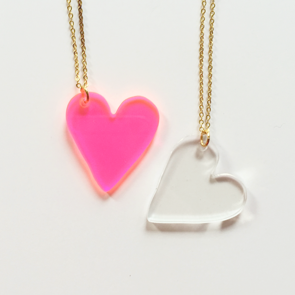 NECKLACE CARTE - HEART