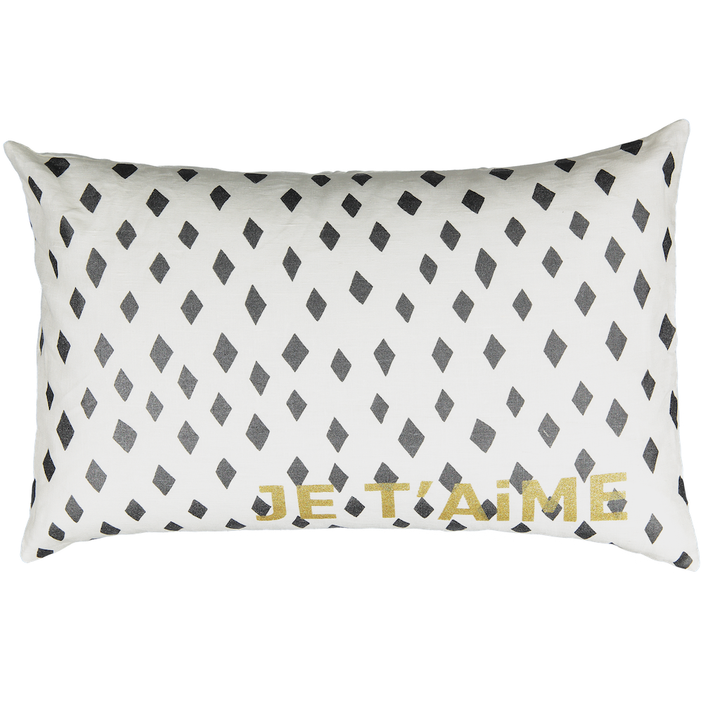 CUSHiON - JE T'AiME CARTE - DiAMOND iN MiLKY WHiTE (Cover Only)