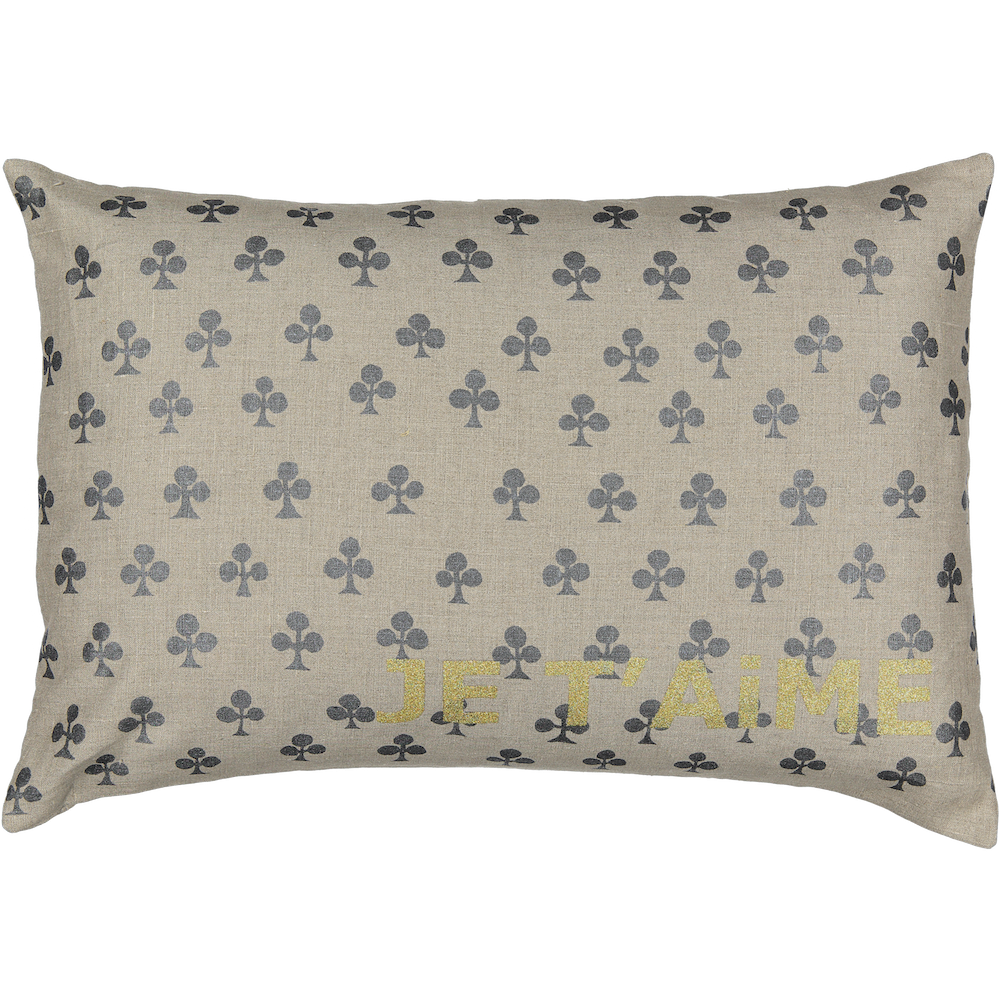 CUSHiON - JE T'AiME CARTE - CLOVER iN COCONUT (Cover Only)