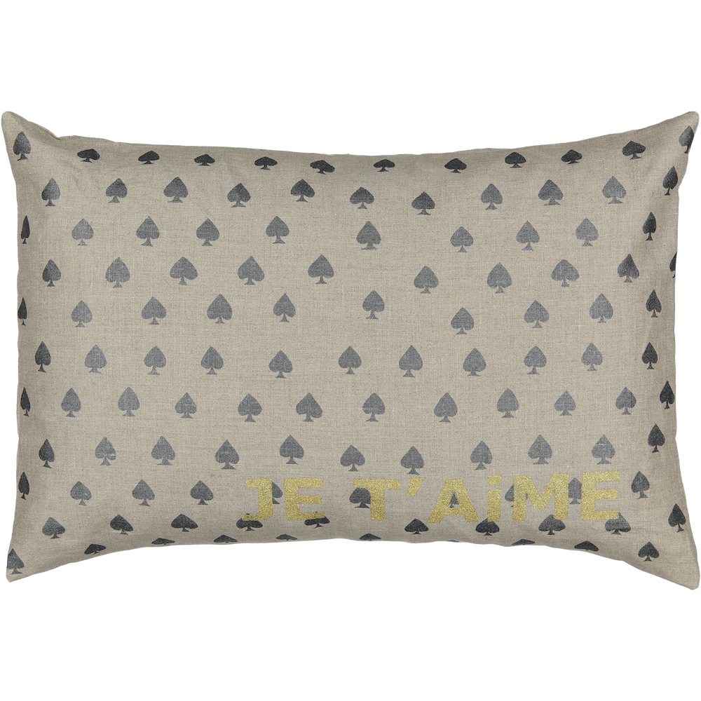 A-CUSHiON - JE T'AiME CARTE - SPADE iN COCONUT (Cover Only)