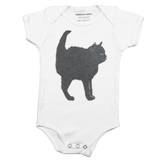 ONESiE SHORT SLEEVE - CHAT NOiR