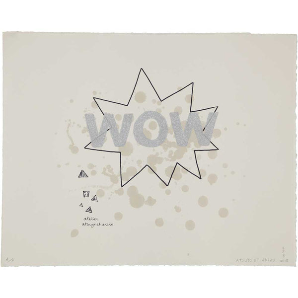 WALL ART - WOW SiLVER GLiTTER