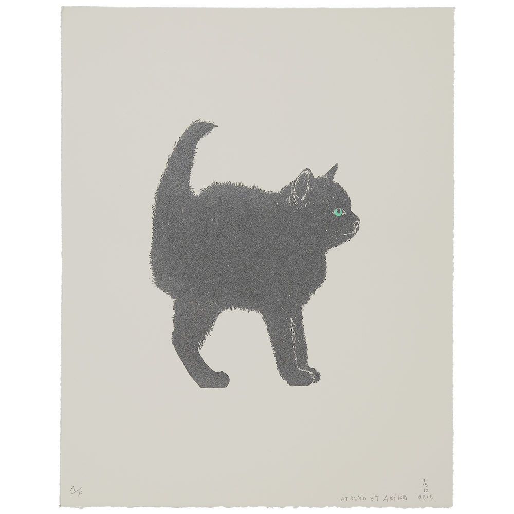 WALL ART - CHAT NOiR