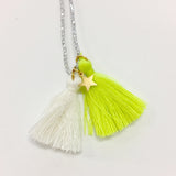 NECKLACE - REBECCA - iVORY/YELLOW