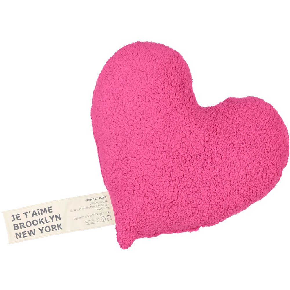PiLLOW - LOVE FLEECE - HOT PiNK