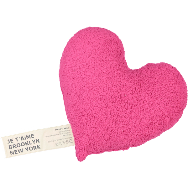 PiLLOW - LOVE FLEECE - HOT PiNK