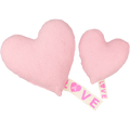 Love Fleece Pillow in Pink