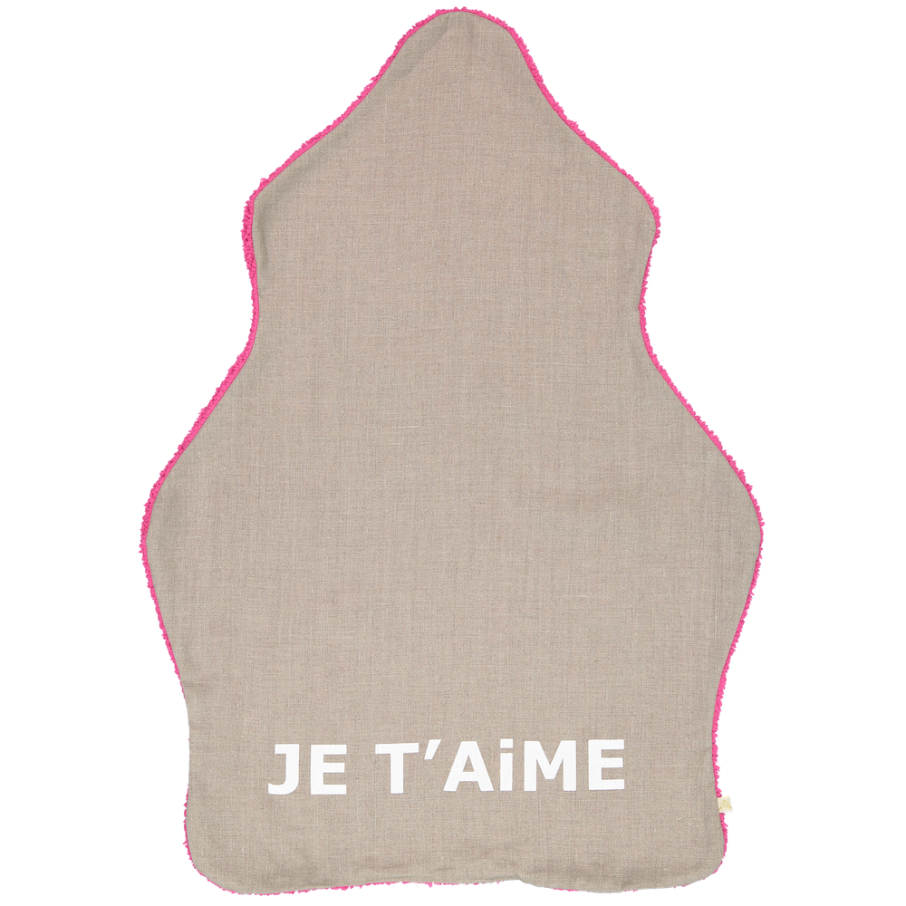 Je T'aime Blanket in Hot Pink