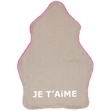 Je T'aime Blanket in Hot Pink
