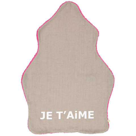 Je T'aime Blanket in Hot Pink