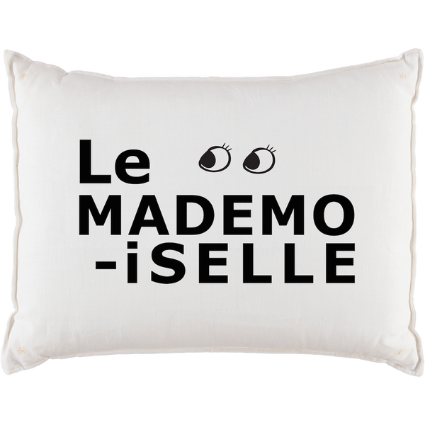 Le Mademoiselle Grand Cushion in Milky White (Cover Only)