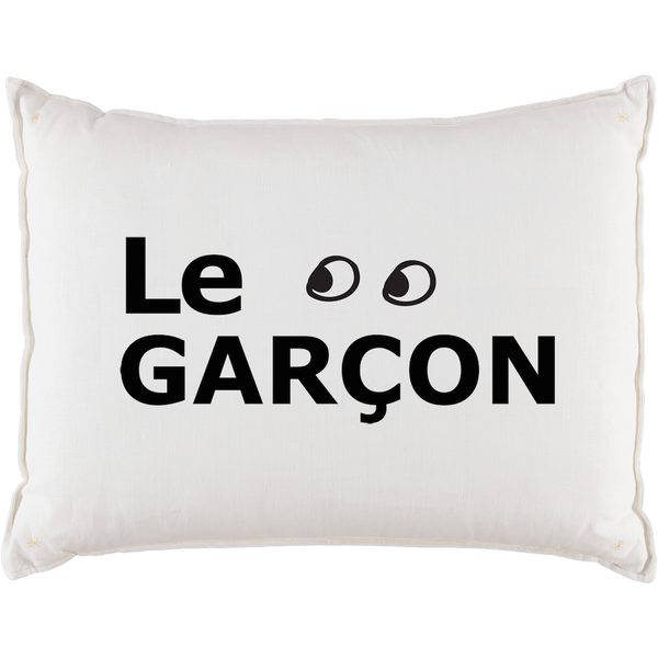 Le Garçon Grand Cushion in Milky White (Cover Only)