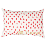 Je T'aime Carte Cushion with Red Diamond in Milky White (Cover Only)