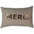 Merci Linen Cushion in Coconut (Cover Only)