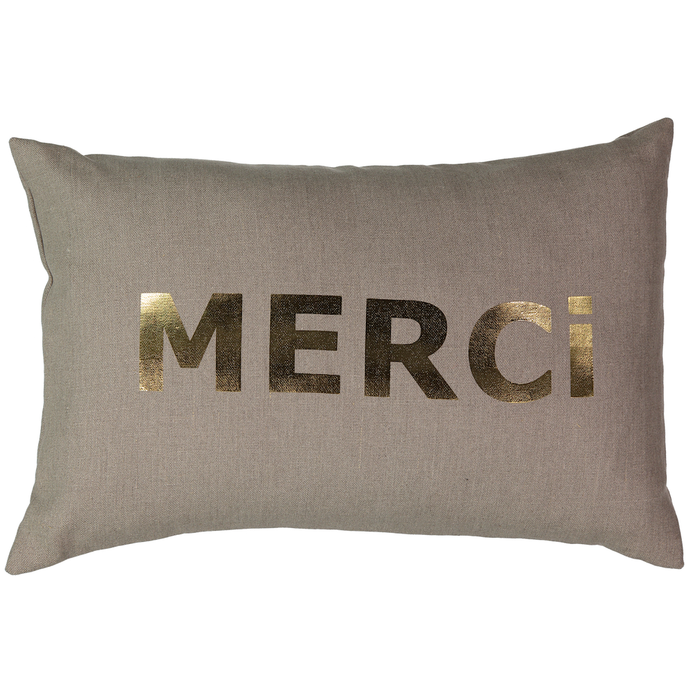 Merci Linen Cushion in Coconut (Cover Only)