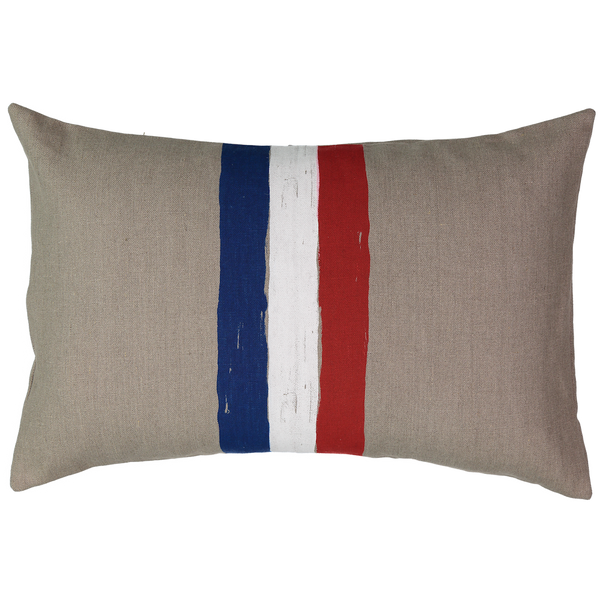 Trois Couleurs Linen Cushion in Coconut