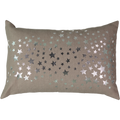 Étoiles Silver Cushion in Coconut (Cover Only)