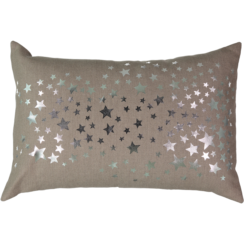 Étoiles Silver Cushion in Coconut (Cover Only)