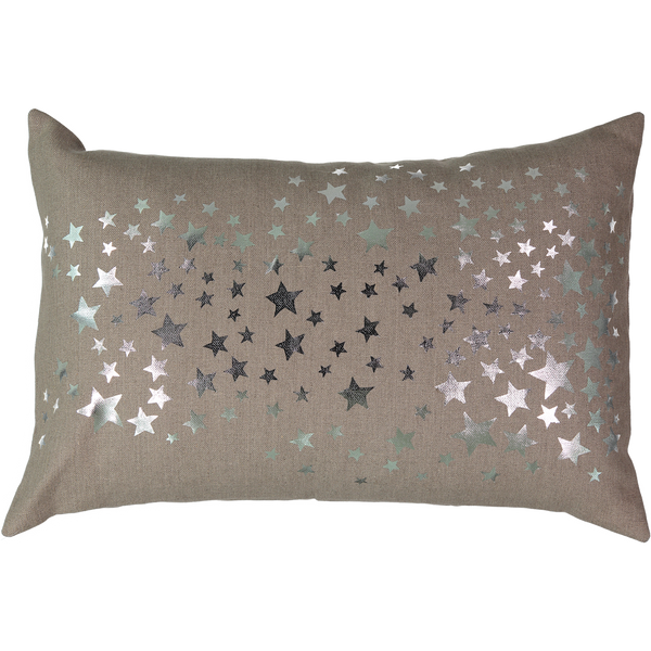 Étoiles Silver Cushion in Coconut (Cover Only)