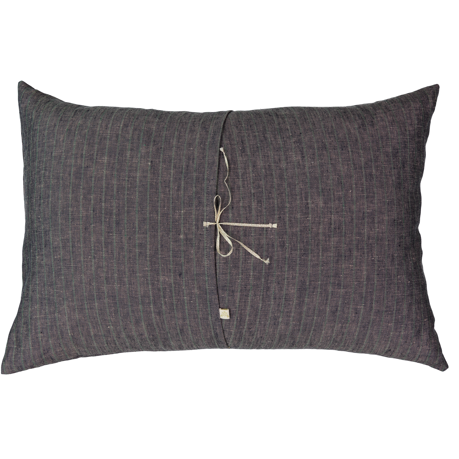 Merci Stripe Linen Cushion in Navy (Cover Only)