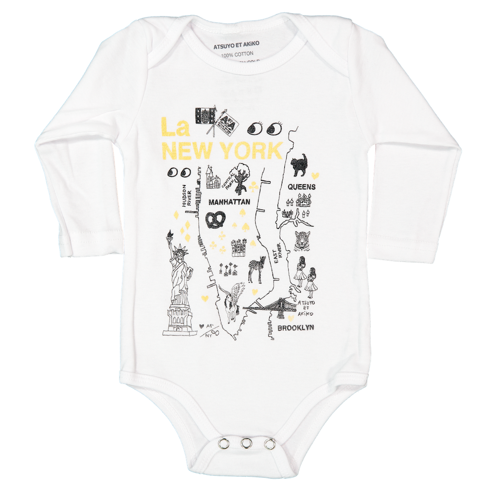 ONESiE LONG SLEEVE - La NEW YORK in GOLD