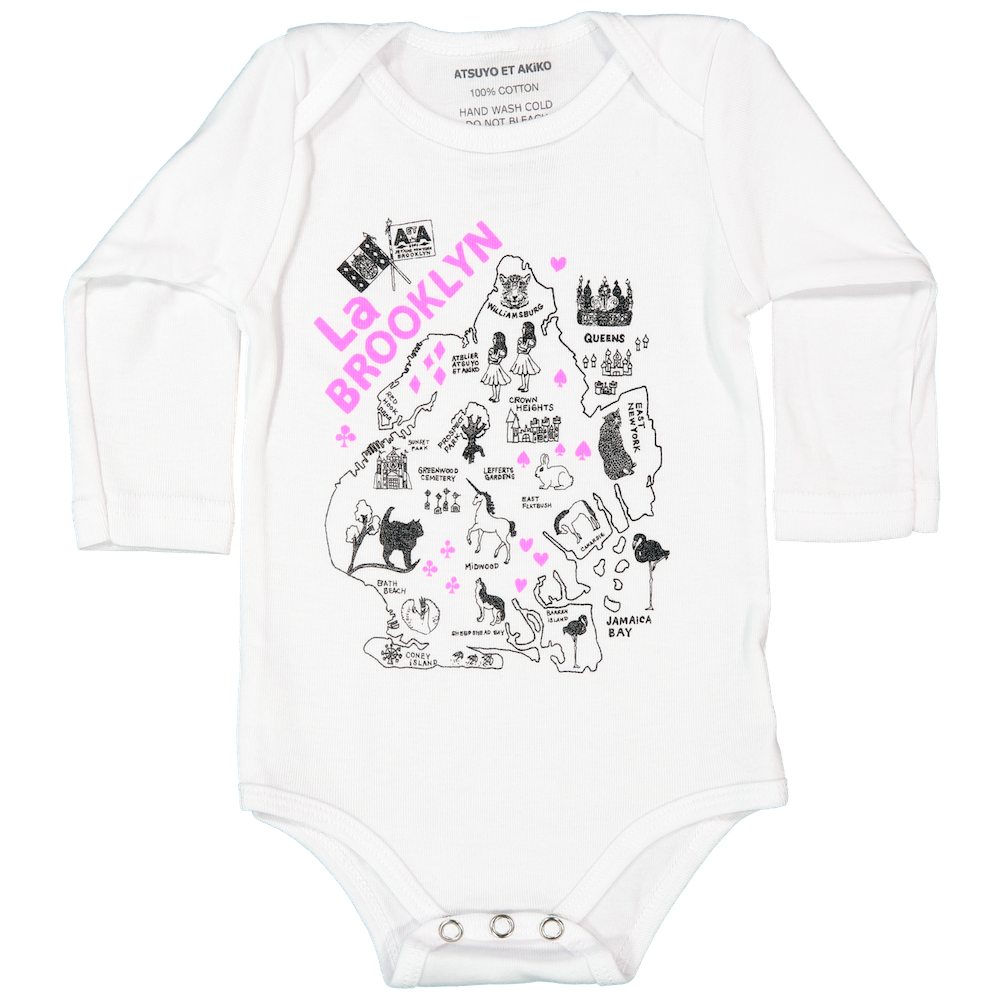 ONESiE LONG SLEEVE - La BROOKLYN in PiNK