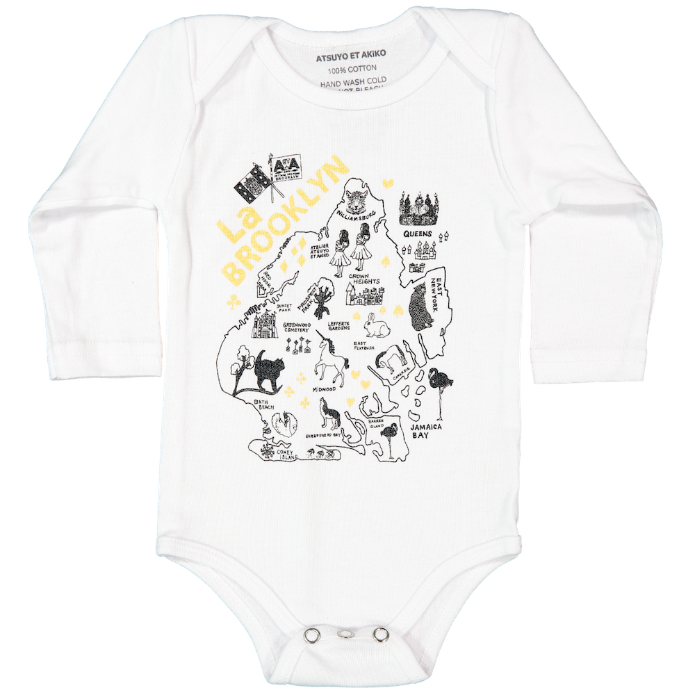 ONESiE LONG SLEEVE - La BROOKLYN in GOLD