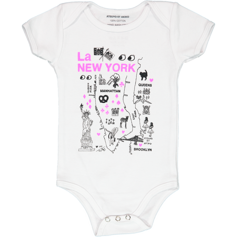 ONESiE SHORT SLEEVE - La New York in Pink