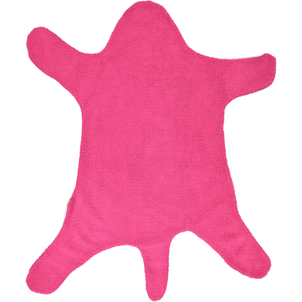 Leo Throw Blanket in Hot Pink